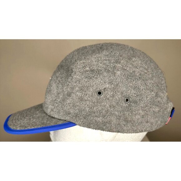 Herschel Supply Co Hat Cap Gray Polyester Fleece 5 Panel Adjustable Clipback - Picture 4 of 8